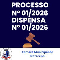 Processo Licitatório n° 01/2026 – Dispensa n° 01/2026